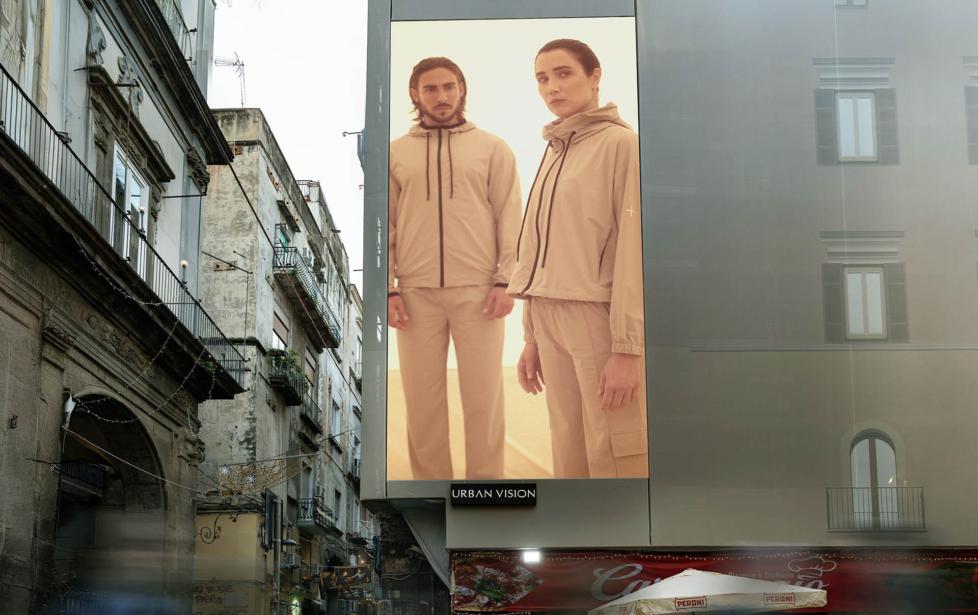 Urban Activation Napoli – MORE billboard Urban Vision