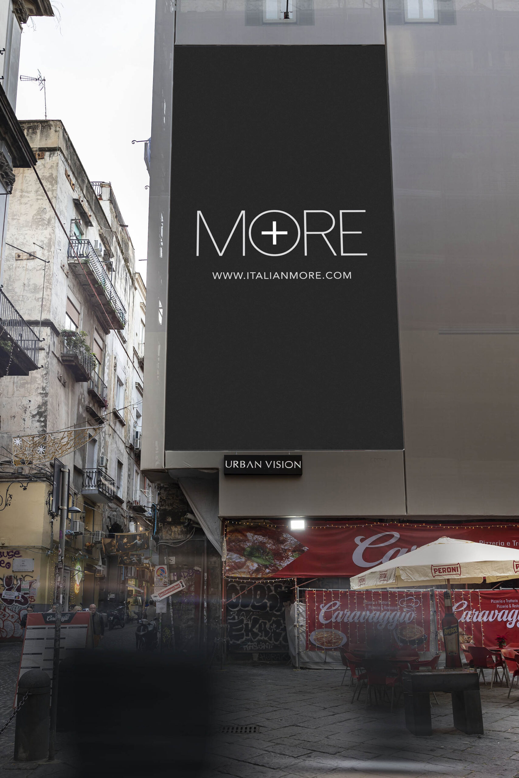 Urban Activation Napoli – MORE campagna outdoor