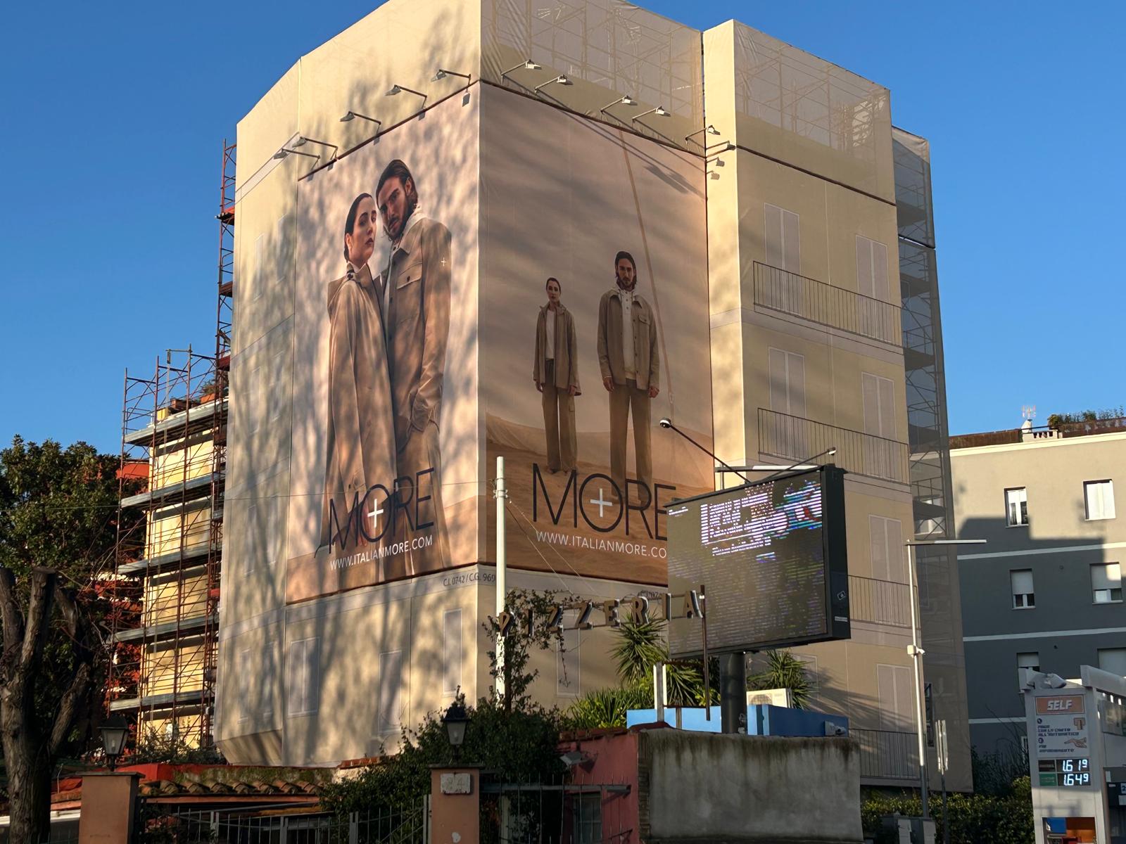 Urban Activation Roma – MORE outdoor advertising